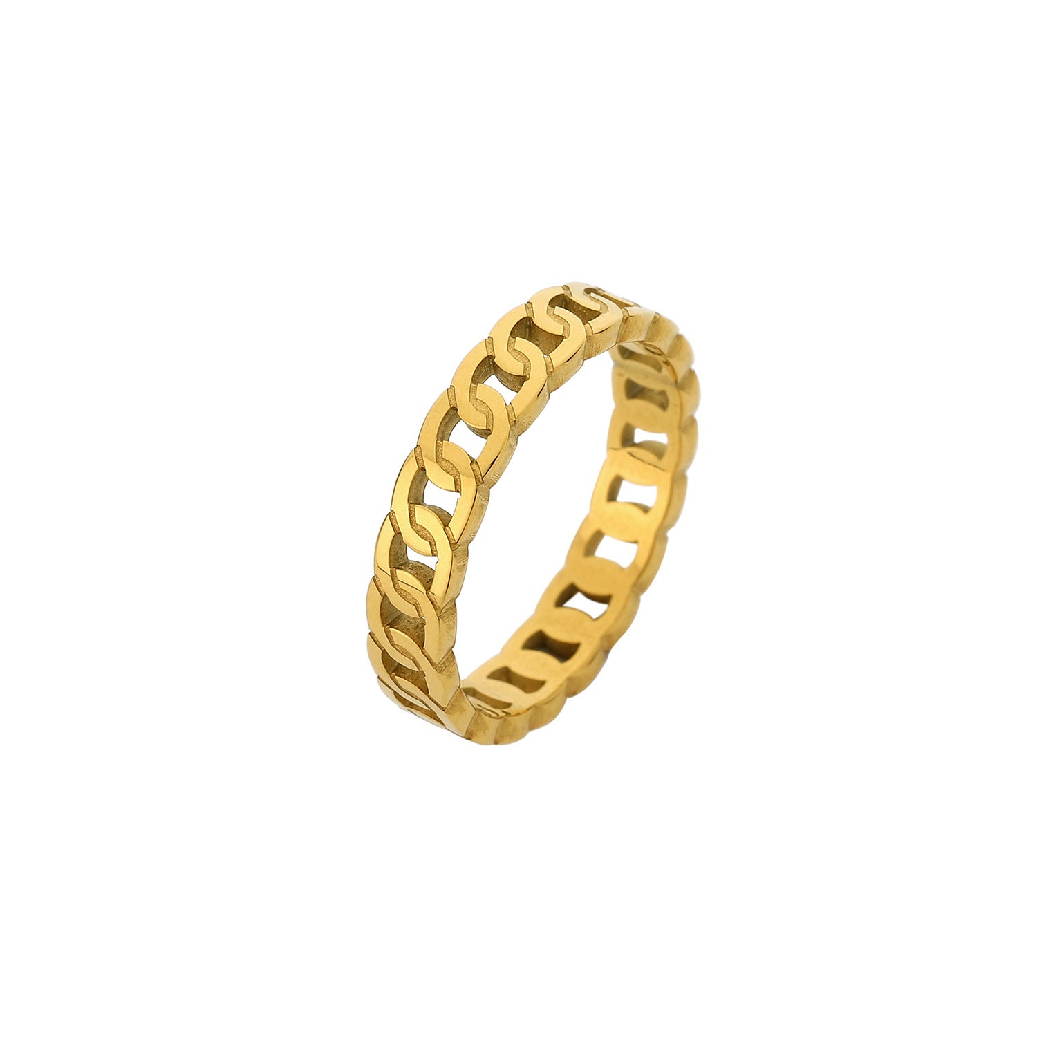 Wholesale 18K Gold Plated Stainless Steel Rings